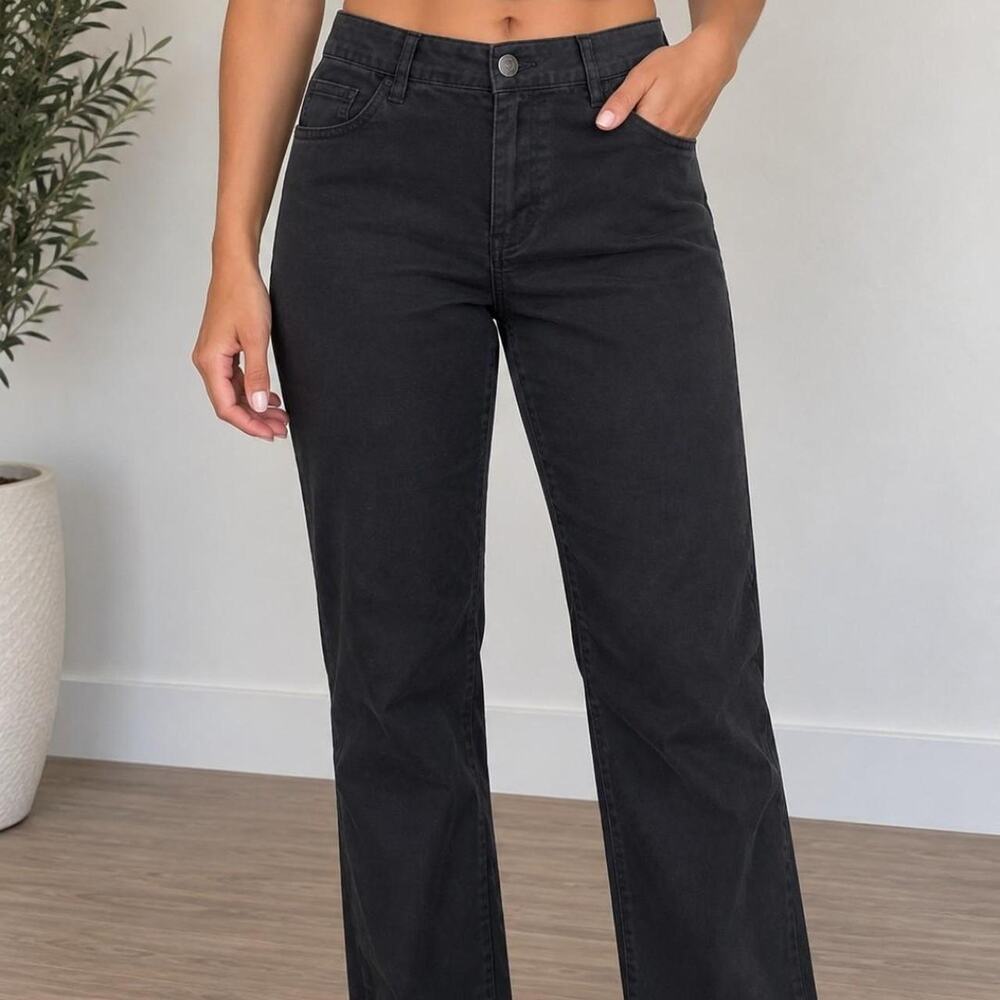 Appleseeds black cotton spandex